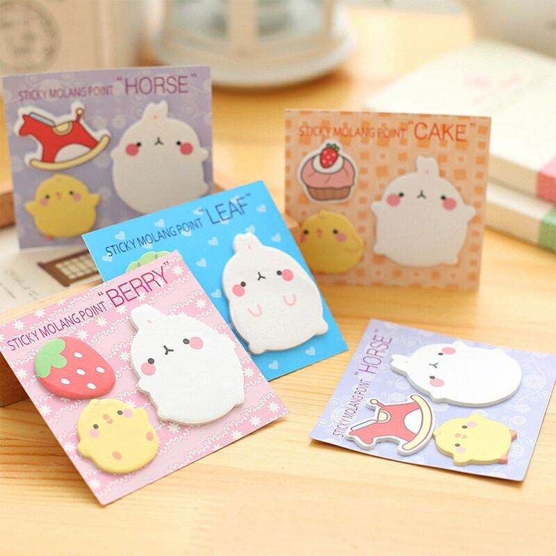 [HCM]Giấy note ghi chú hình Molang siêu cute