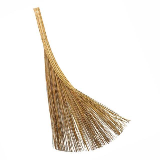 Copper Root Broom for Sweeping the Yard - Scrubbing Broom - Bone Broom - Natural Coconut Material