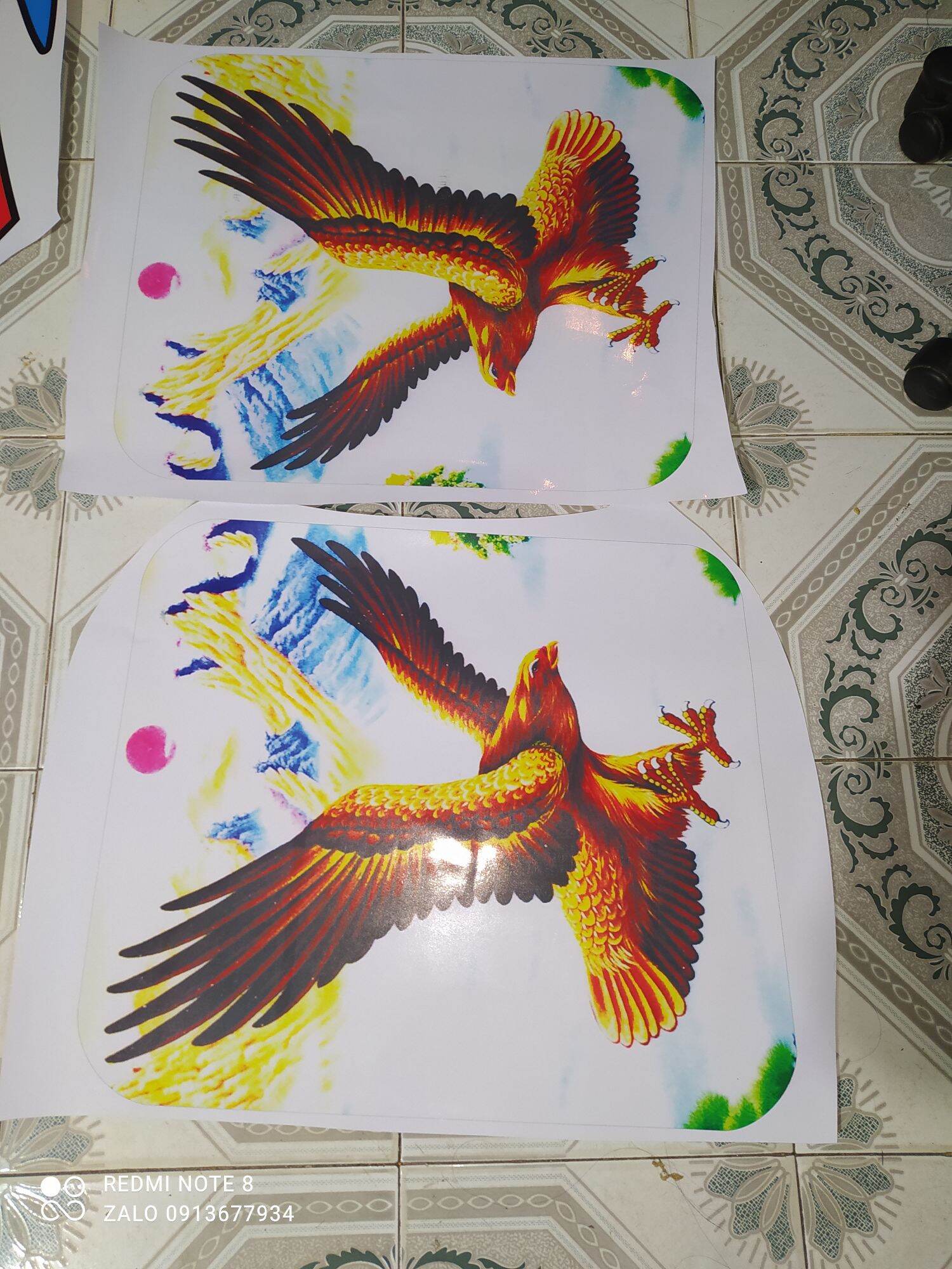 (sale sốc) combo decan tem dán hông xe howo a7