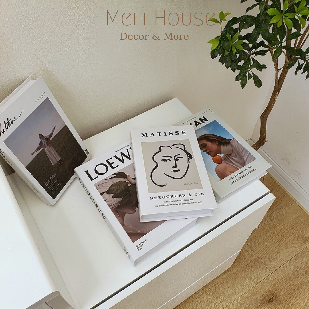 Mô Hình Sách Hộp Decor Đạo Cụ Chụp Ảnh