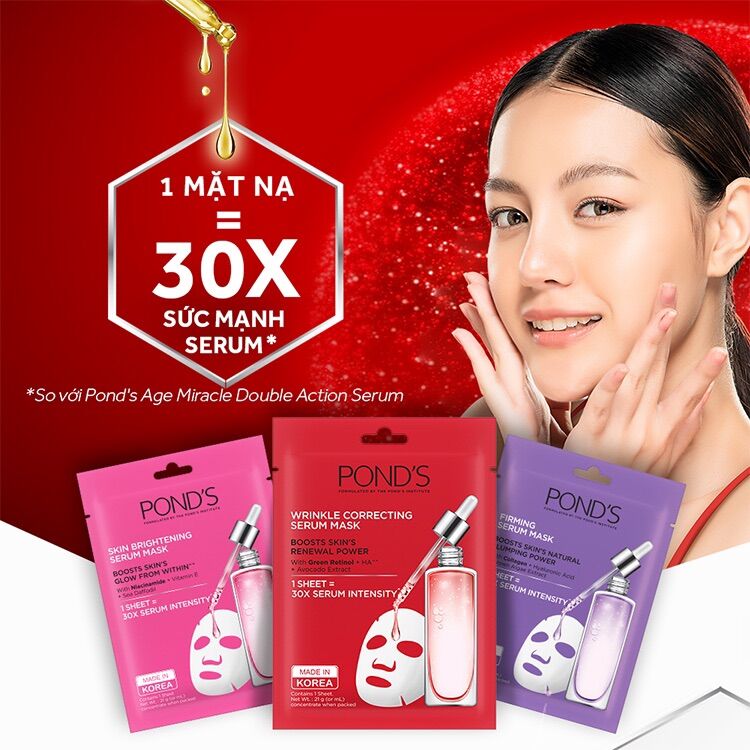 Mặt Nạ Dưỡng Da Trắng Mịm Lão Hoá Pond