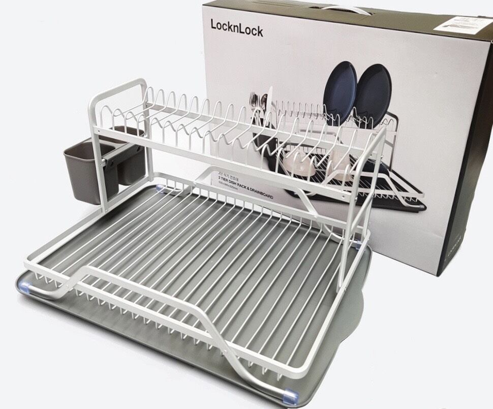 Giá úp bát 2 tầng siêu đẹp lock&lock ldr208