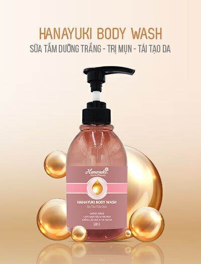Sữa tắm thảo dược hanayuki Body Wash 500g