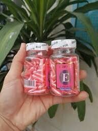 Viên vitamin hồng trộn kem 1 hủ 70 viên