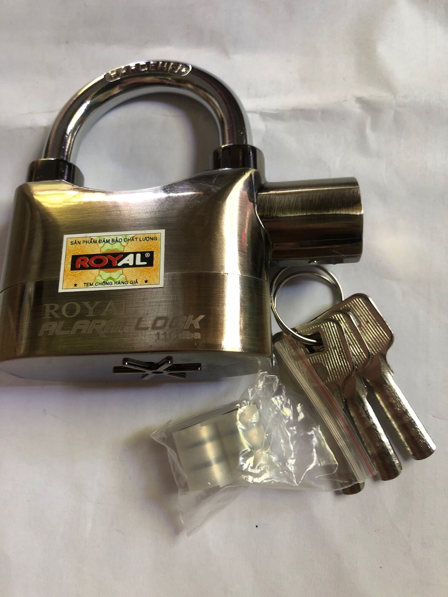 Ổ Khóa Chống Trộm Báo Động Kinbar
