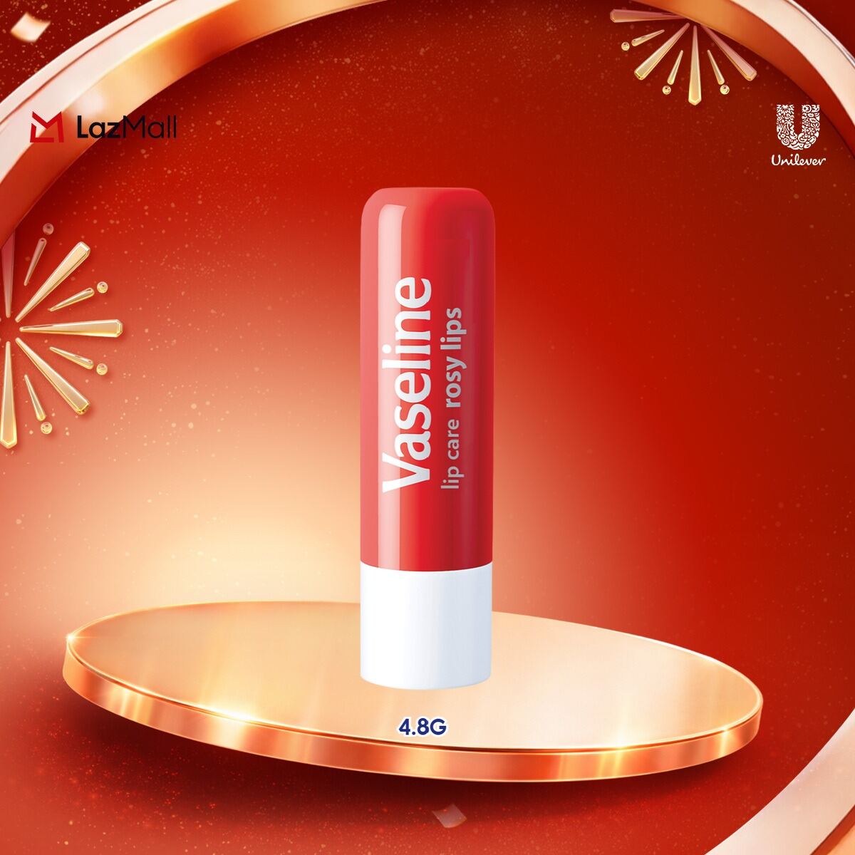 Son dưỡng môi Vaseline Lip Care Hồng Xinh dạng thỏi 4.8g