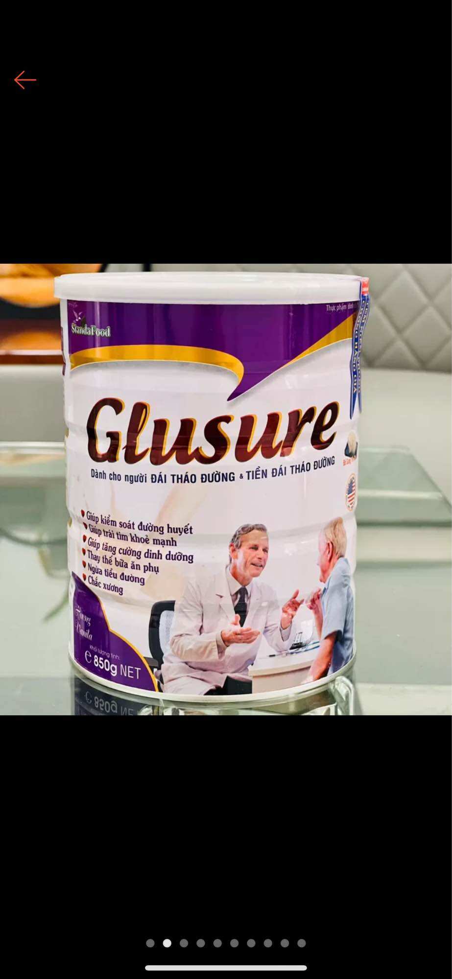 Sữa tiểu đường glusure