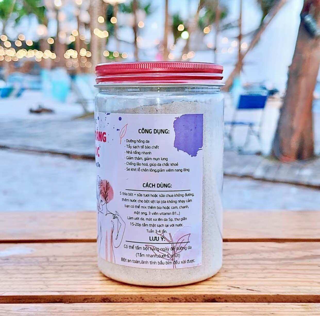 BỘT TẮM TRẮNG THẢO MỘC CAMI COSMETIC