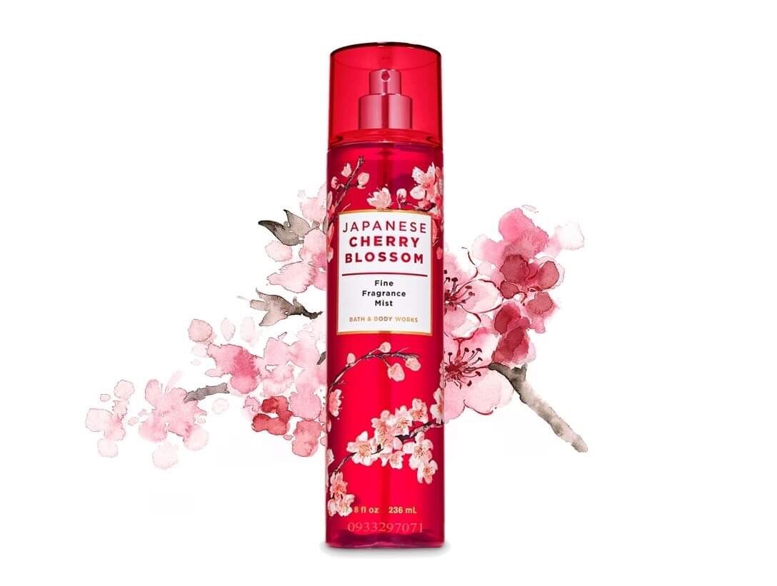 Xịt thơm body mist mùi Japanese Cherry Blossom [AUTH]