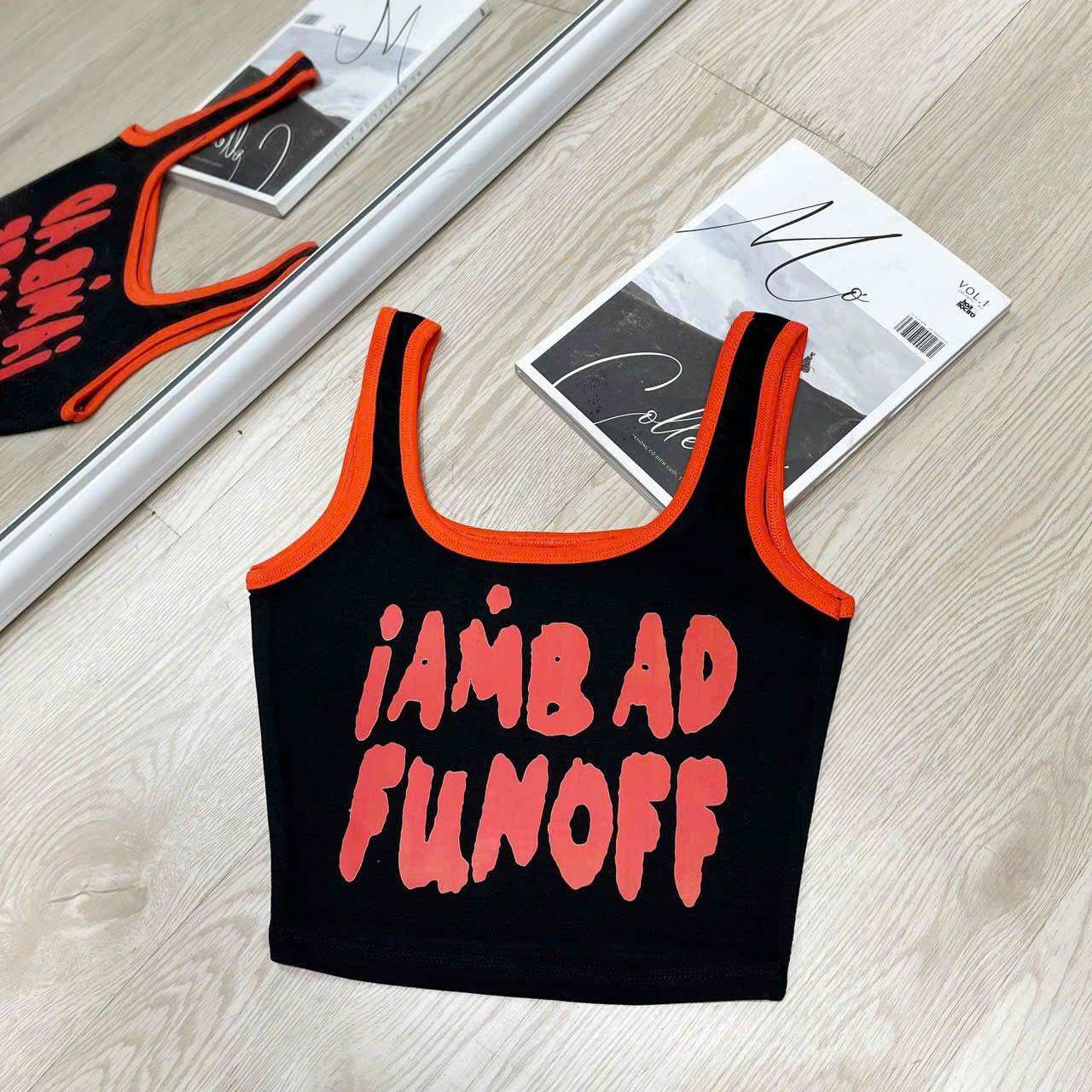 Áo ba lỗ viền fun offf ảnh thật