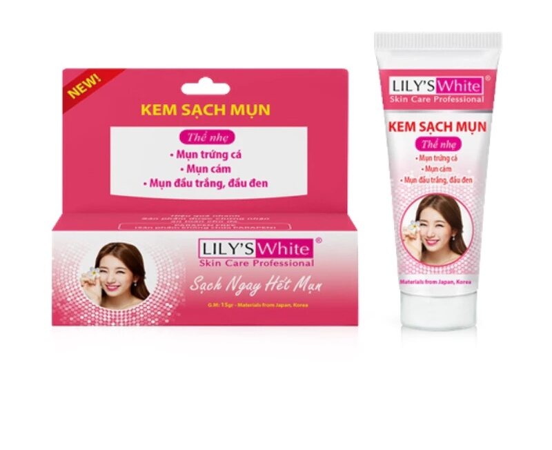 Kem mụn Lily's White thể nhẹ