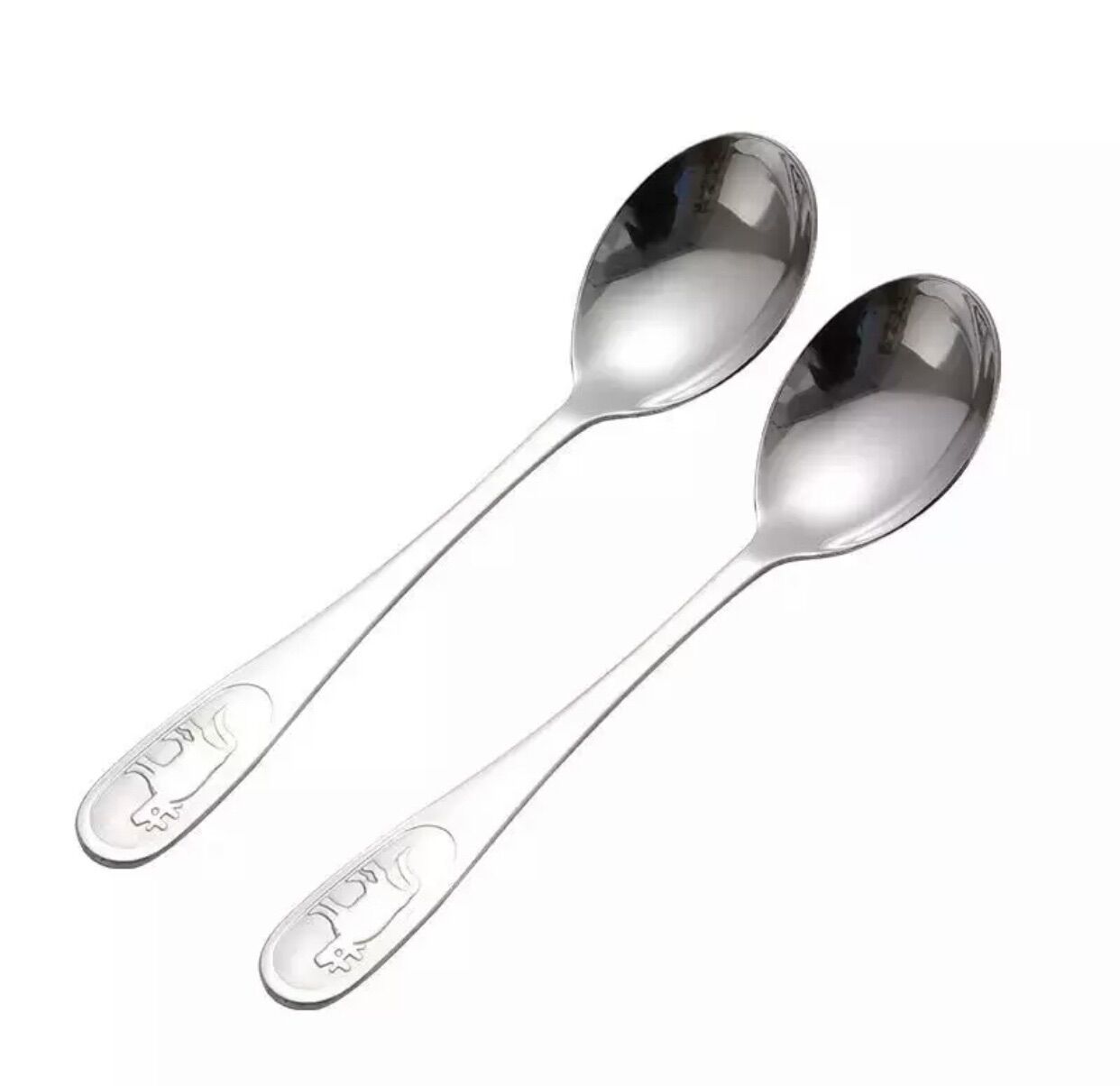 Muỗng, Thìa Inox Cán Logo Hình Thú -T768