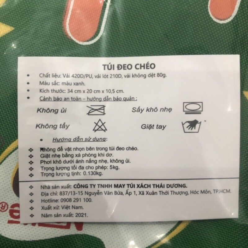 TÚI ĐEO CHÉO THỂ THAO MILO - NĂNG ĐỘNG CÙNG MILO