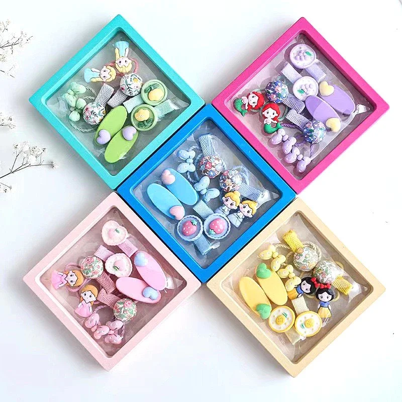 Set 10 món phụ kiện kẹp tóc, nơ cột tóc, cài tóc cho bé gái
