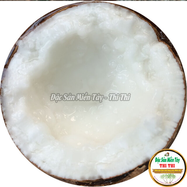 Dừa sáp loại 2 cơm vừa, nước sệt