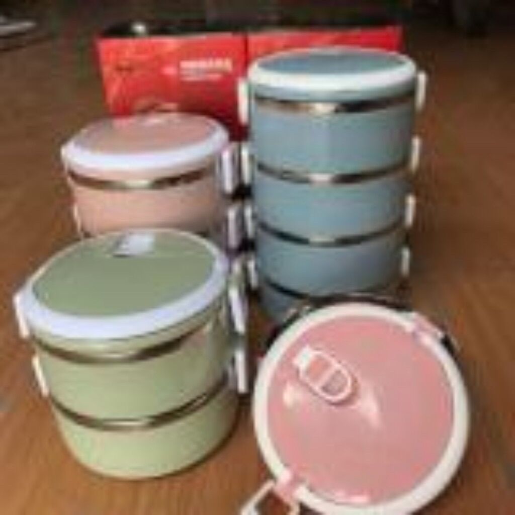 Hộp Đựng Cơm Cặp Lồng Cơm Giữ Nhiệt Lúa Mạch Ruột Inox Chất Lượng Số 1