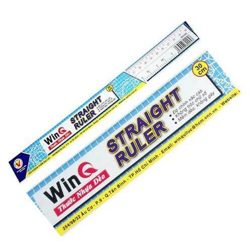 Thước dẻo WinQ, thước thẳng, thước đo độ, đo góc, nhiều kích thước, bền, đẹp