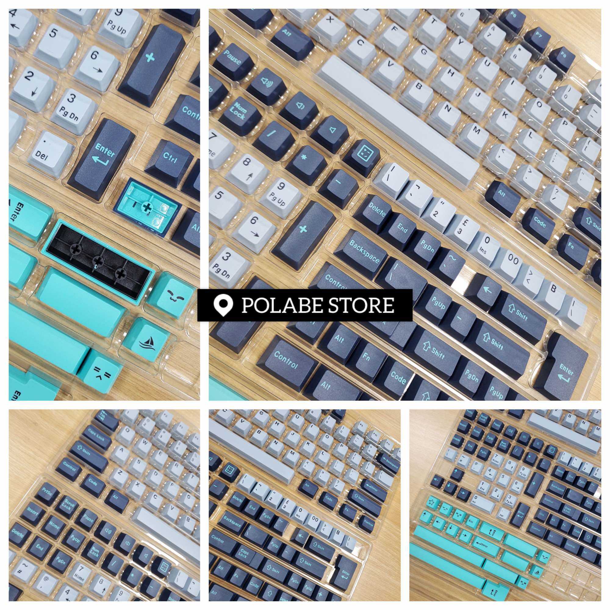 Keycap Cherry double shot ABS PBT bàn phím cơ tổng hợp 750 mẫu Jamon Olivia Fishing Samurai Shoko Wavez BoW Rome Arctic 8008 Polabe Store