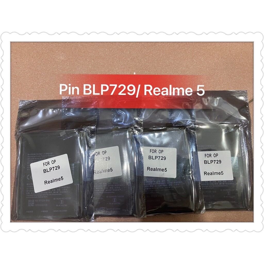 PIN BLP729 / REALME C20 / 5 / 5I / C3 / C3I / C11