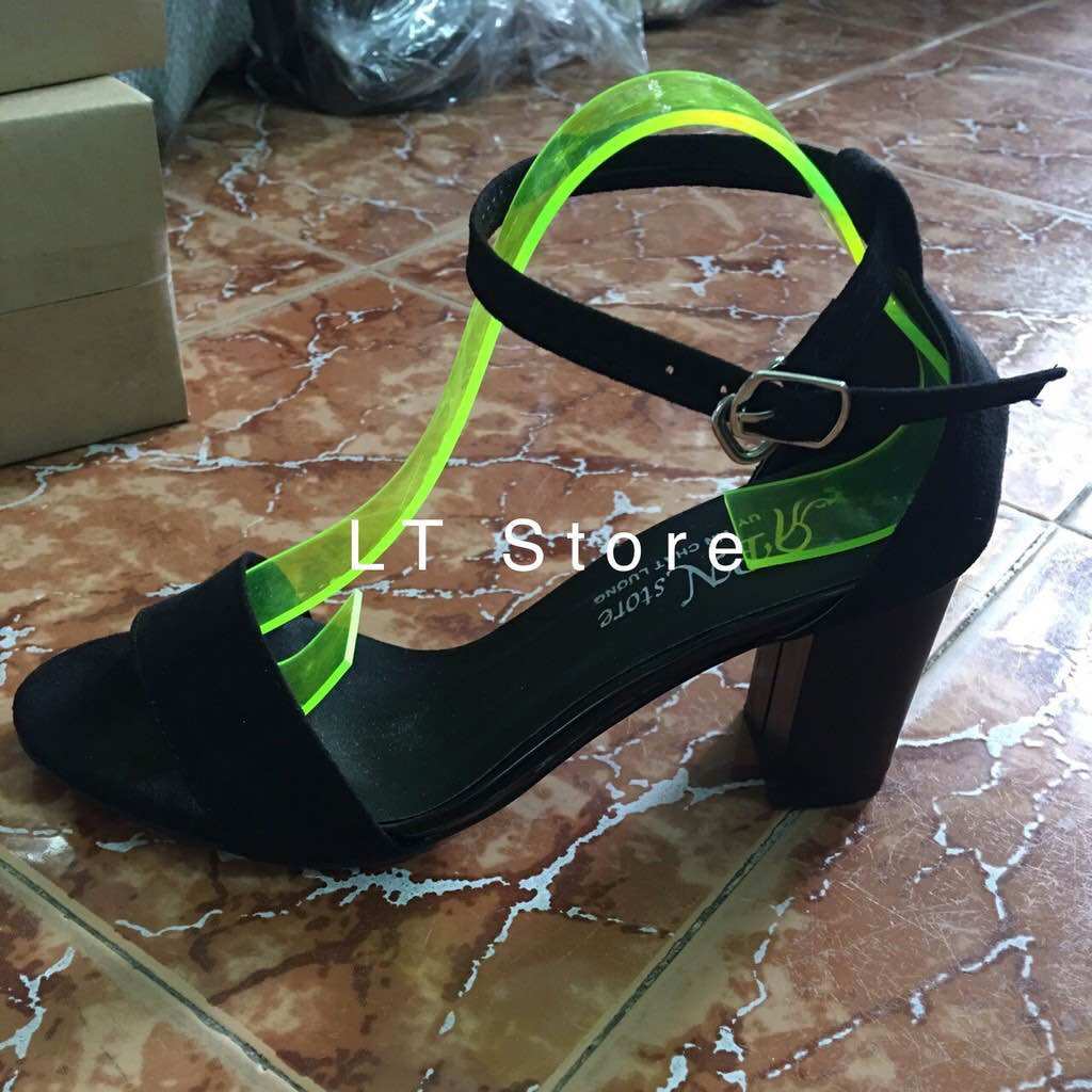 Giày cao gót 5cm 7cm quai ngang bít gót (Sz 35-40)