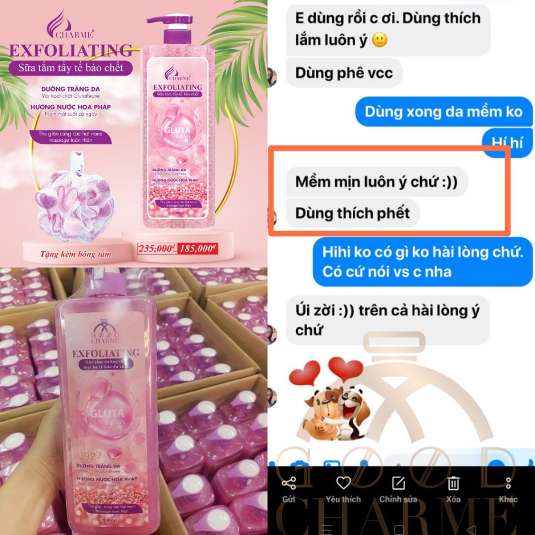 Sữa Tắm Tẩy Tế Bào Da Chết Exfoliating 900ml
