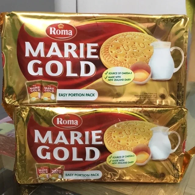 Bánh quy sữa Roma Marie Gold 240g ( 12 gói x 20g)