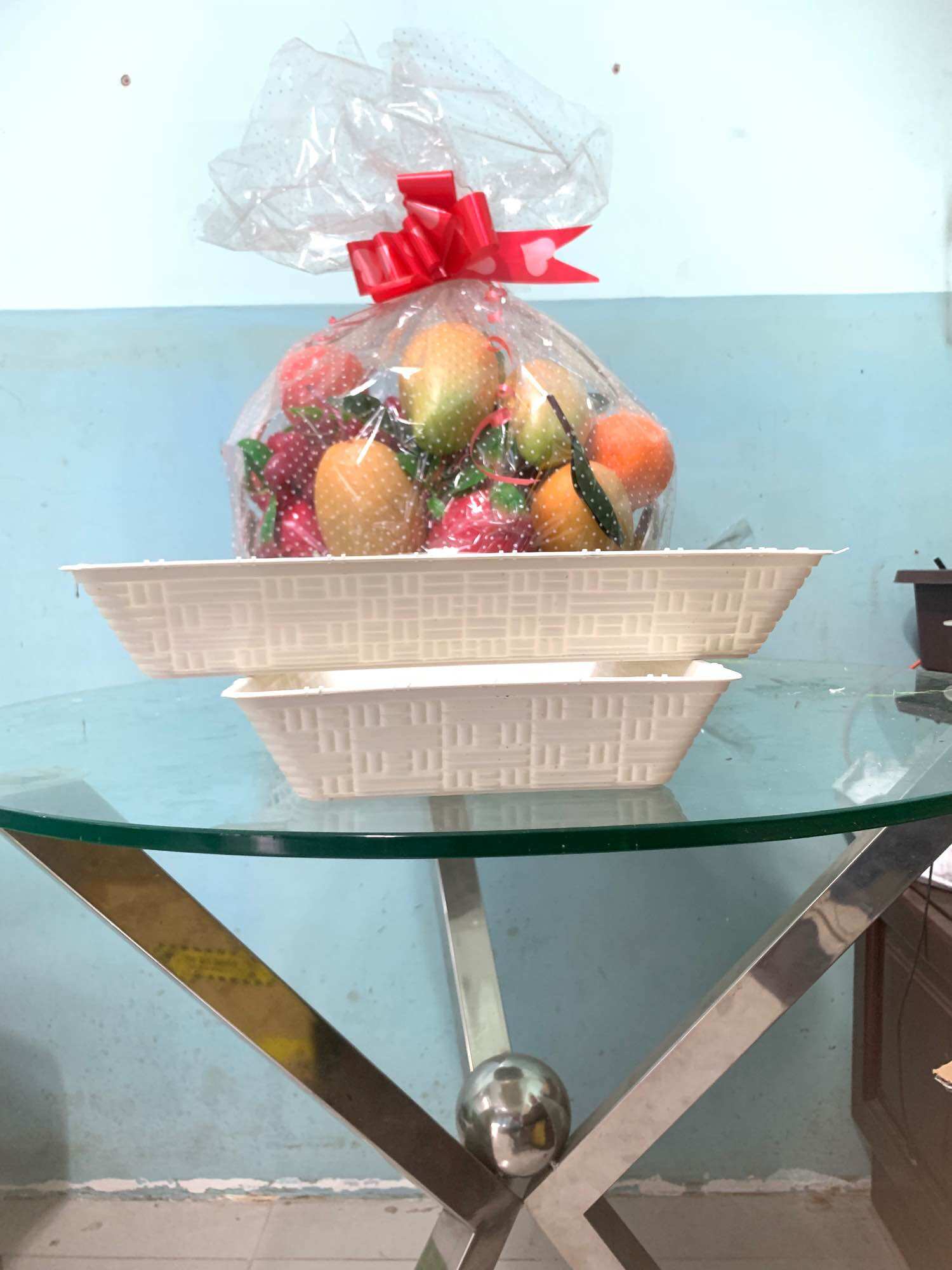 Giỏ khay quà tặng nhí combo 10 cái kích thước dài 34 rộng 21
