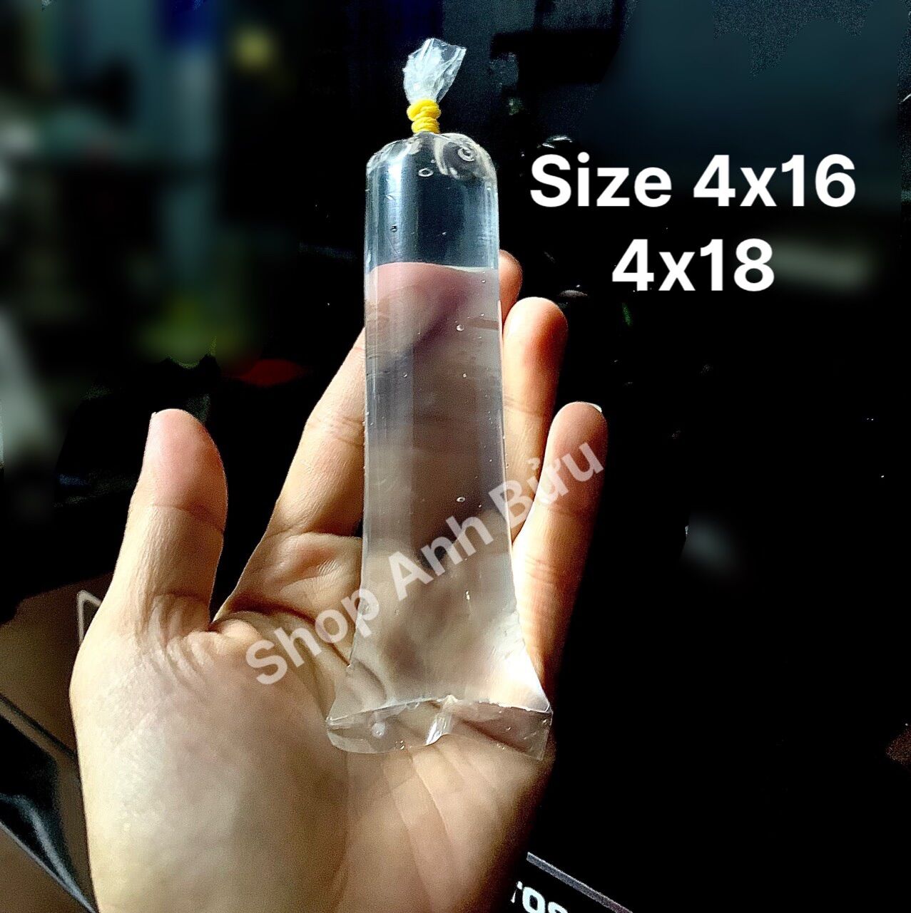 [Q11] TÚI PE DÀI ĐỰNG SỮA CHUA DẺO (4x16, 4x18)