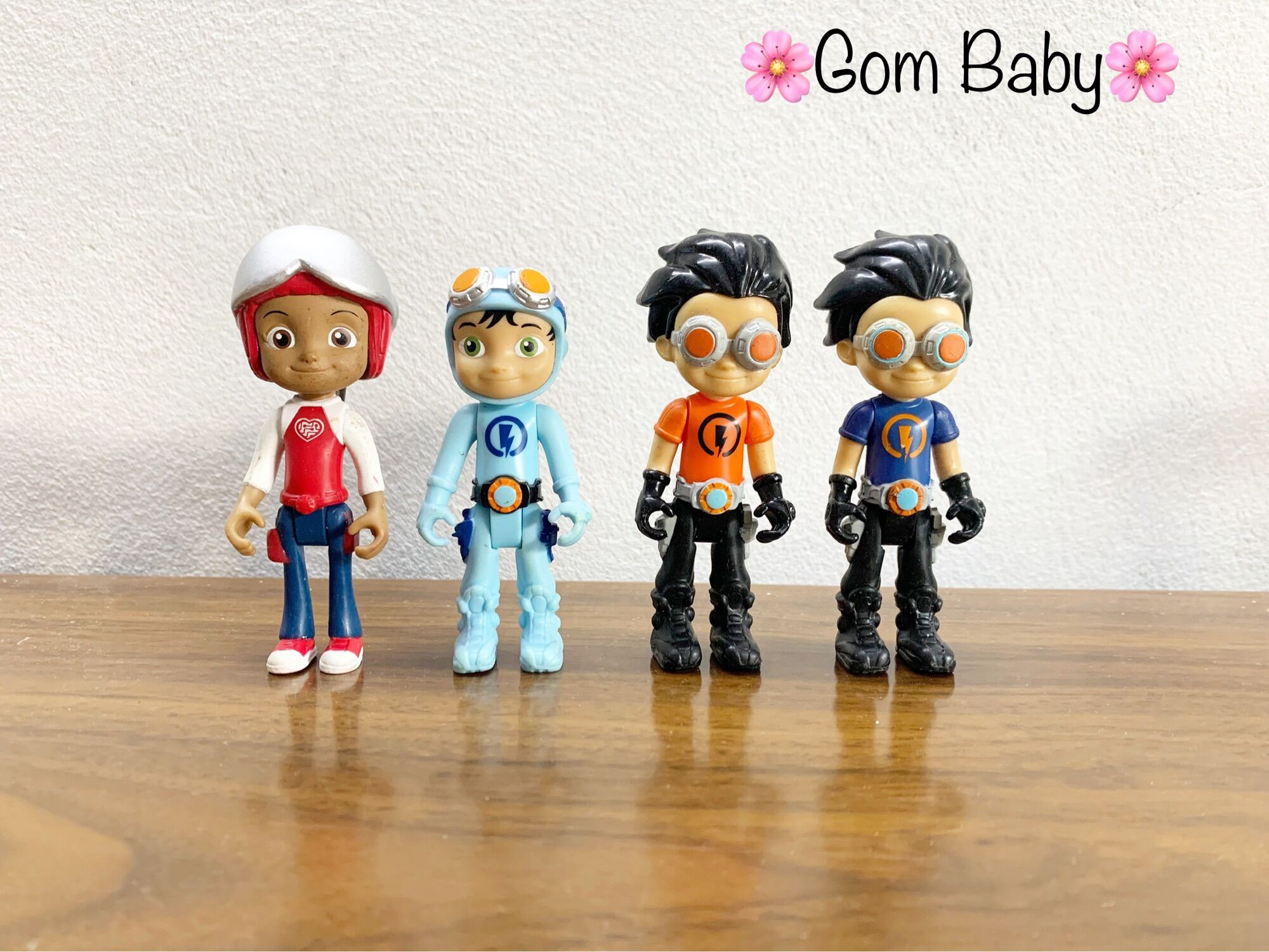 Set 4 Mô hình đội trưởng Rusty và những người bạn