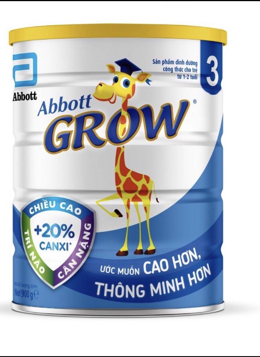 Combo 2 lon sữa abbott grow 3 900g