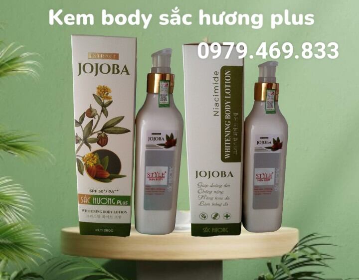 Kem body sắc hương plus jojoba 280g