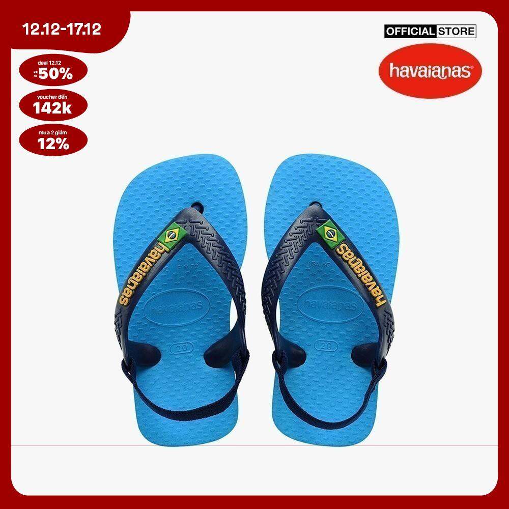 [GIÁ SỐC 12/12 + FLASH VOUCHER 20% + MUA 2 GIẢM 12% + FREESHIP|CHỈ 20H 11/12 - 12/12] HAVAIANAS - Giày sandals trẻ em Baby Brasil Logo 4140577-1372