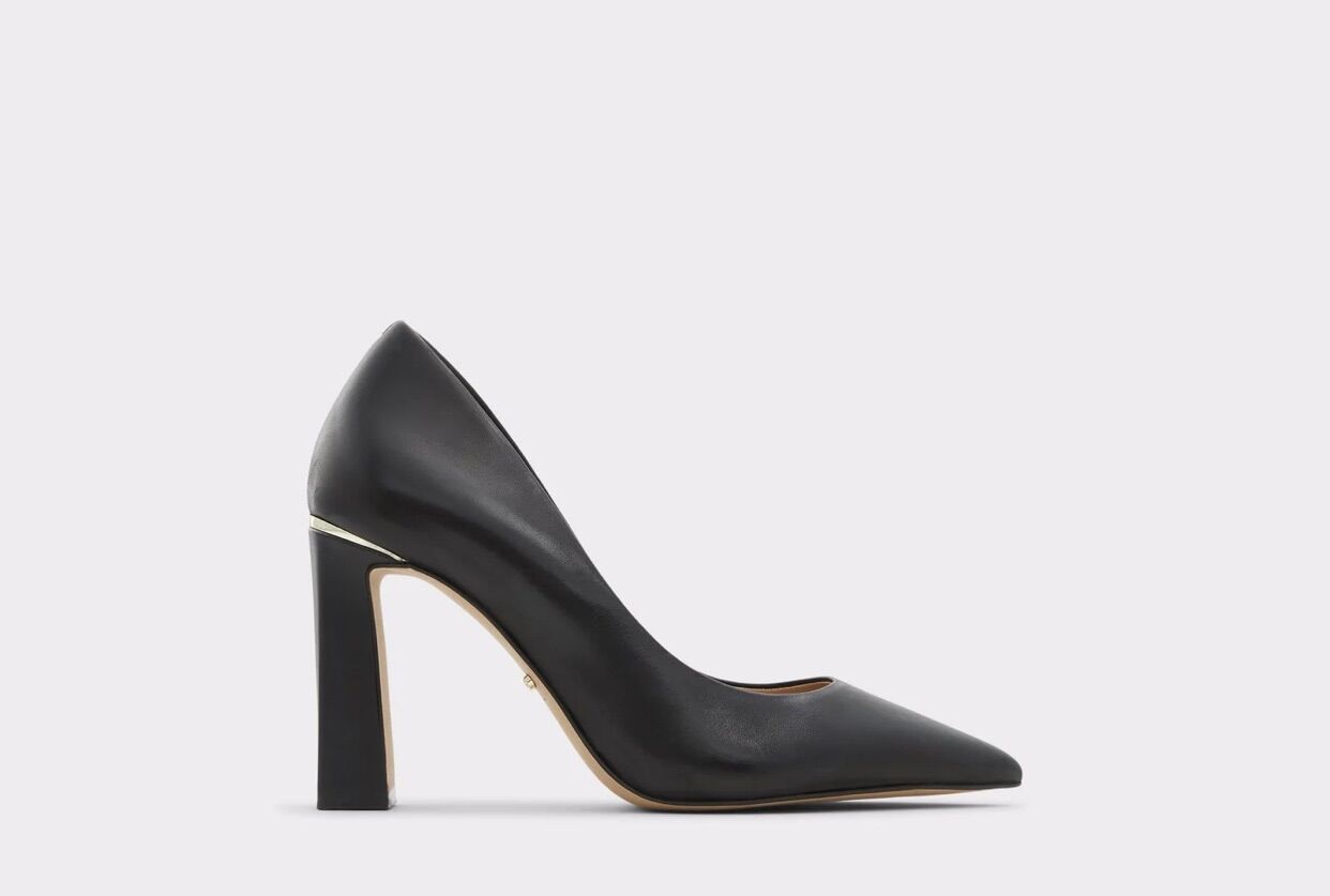 Giày cao gót hiệu Aldo, chất da thật, bigsize