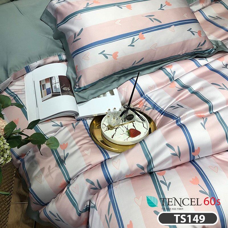 Sỉ lẻ vải lụa Tencel 60s khổ 2m5 may ga gối (sp là vải ko phải ga may sẵn)