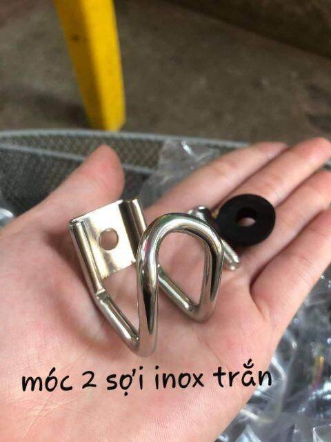Móc treo đồ xe máy inox dạng chữ u