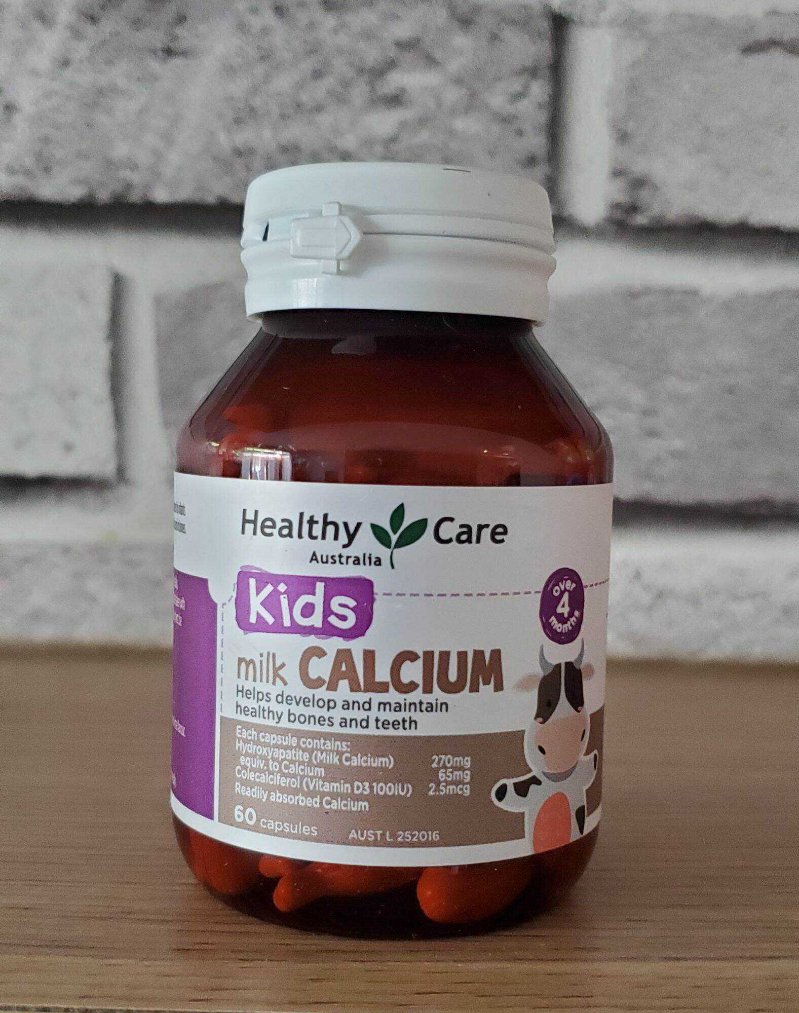 Sữa canxi Healthy Care cho bé trên 4 tháng