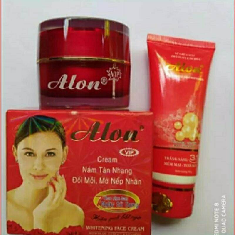 Combo kem alon nám tàn nhang và sữa rửa mặt 50ml