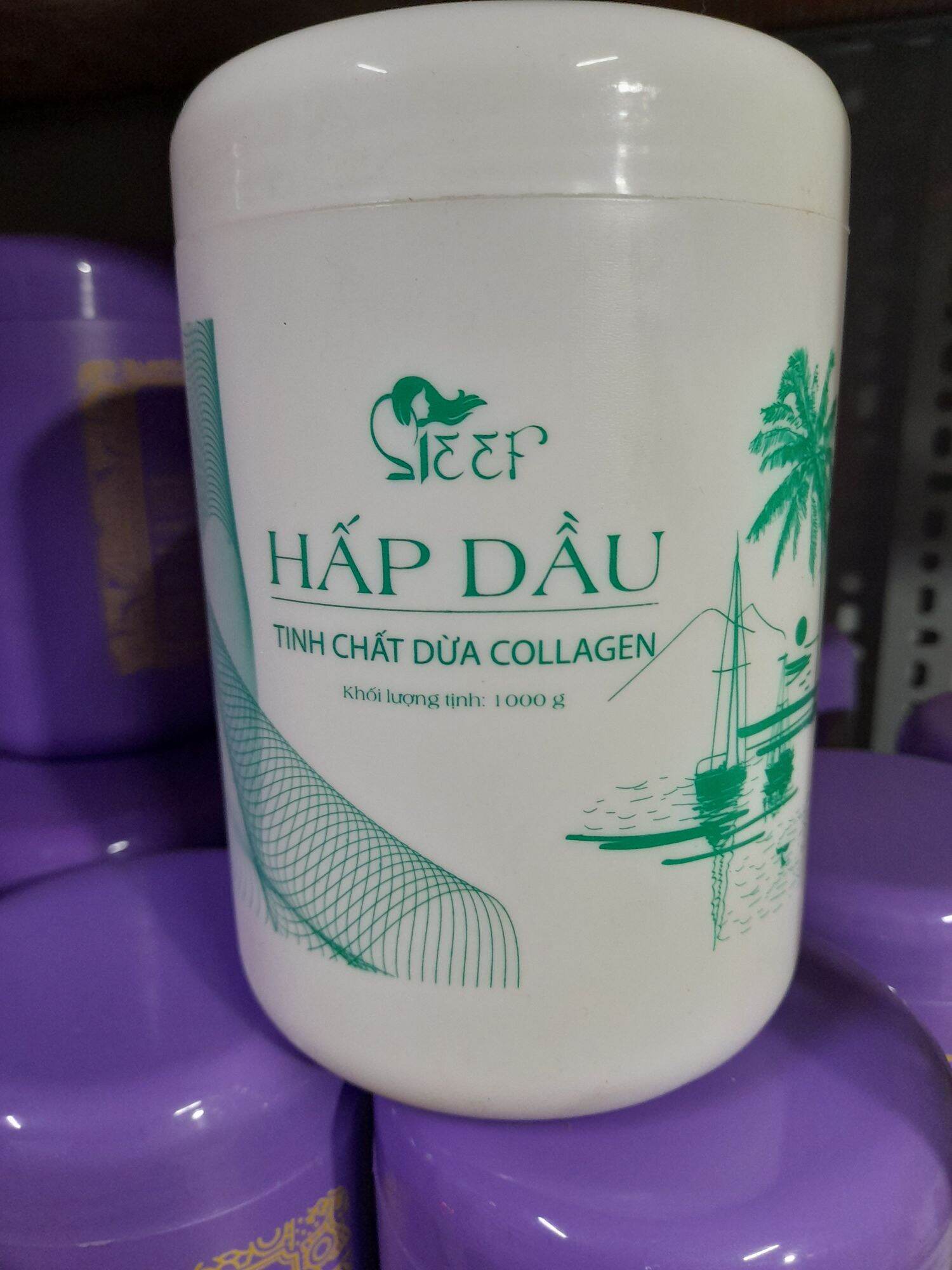 hấp dầu colagen  tính chất dừa siêu thơm mềm  mượt  tóc