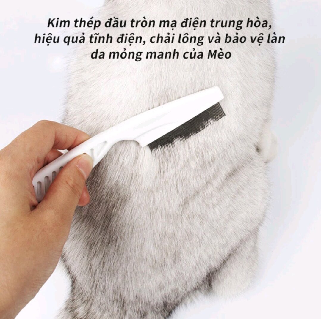 [HCM]LƯỢC CHẢI VE RẬN CHO CHÓ MÈO