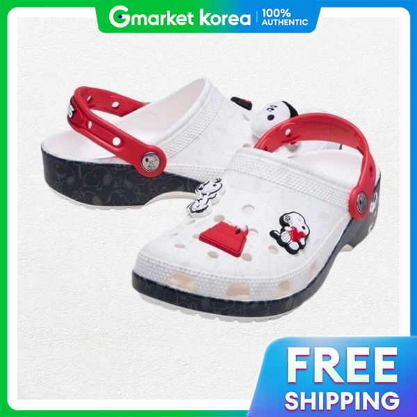 Crocs | Dép sục Peanuts Snoopy Classic cho cả nam và nữ (211124-90H)