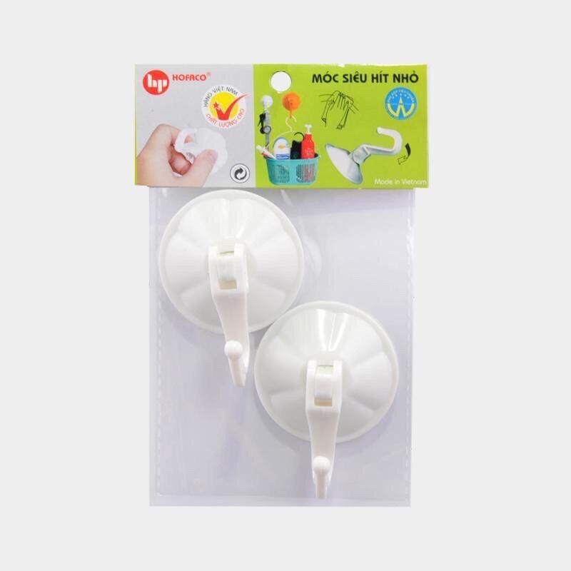 Lố 10 bịch móc siêu hít nhỏ 2 cái/ bịch hofaco