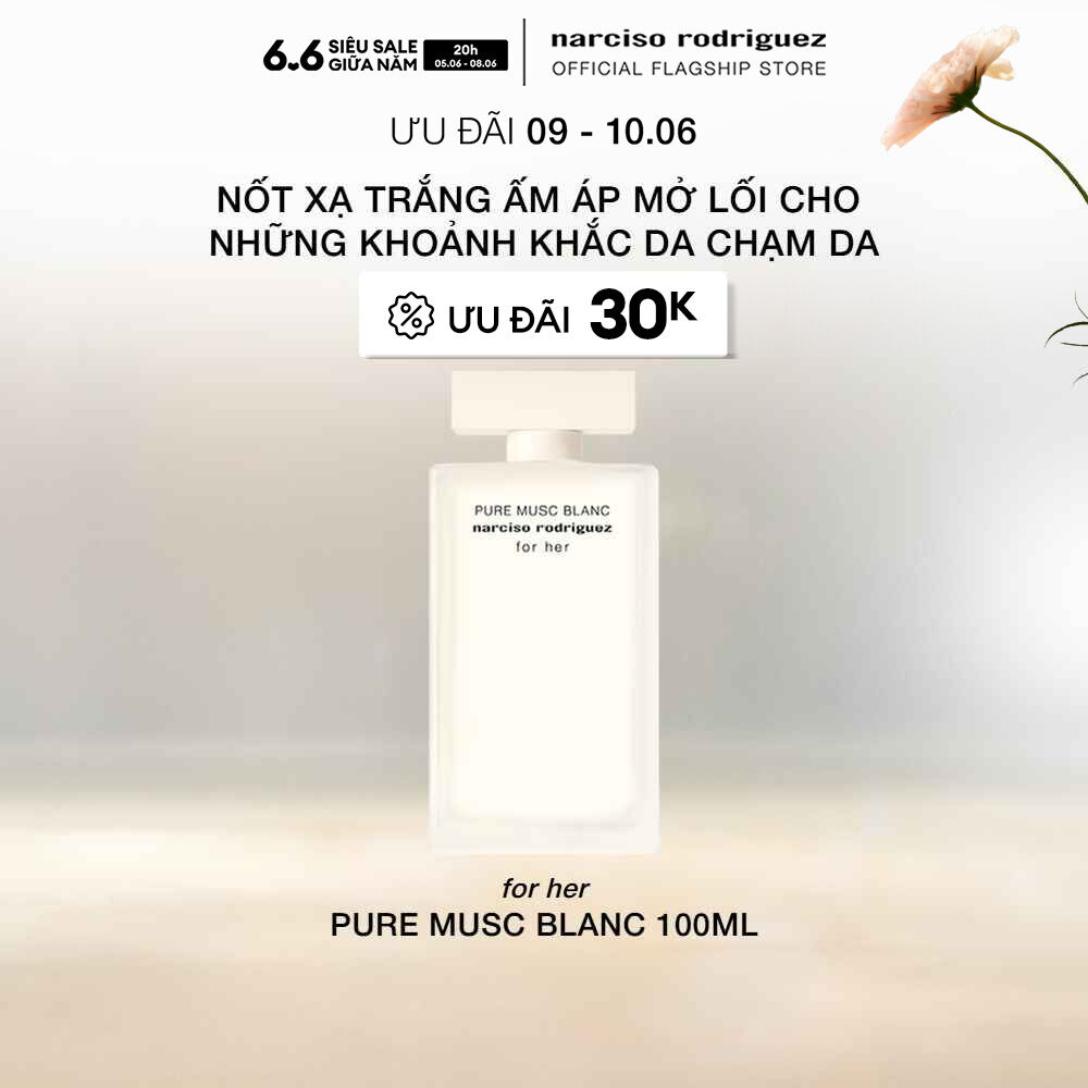 Nước Hoa nữ Narciso Rodriguez For Her Pure Musc Blanc Eau de parfum Intense 100ml