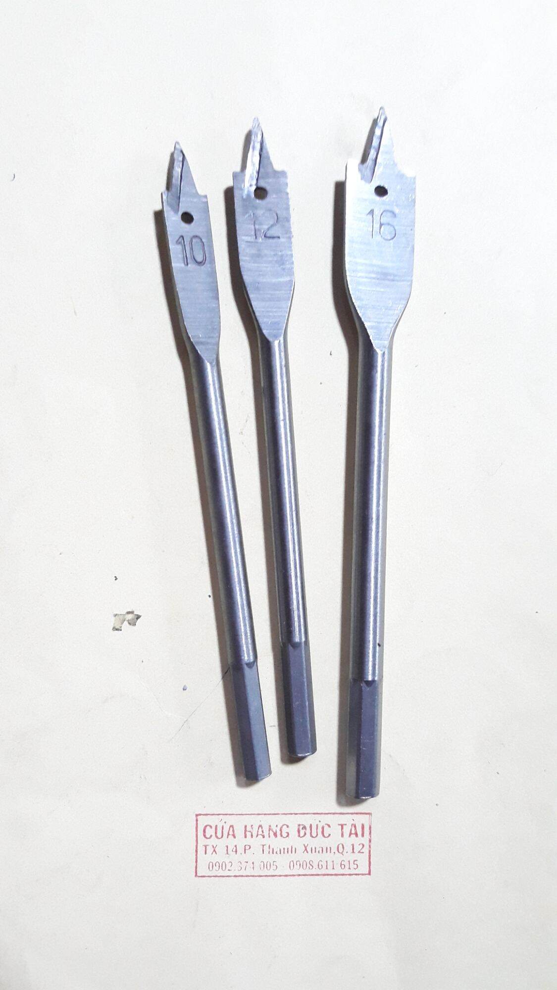 [HCM] Mũi khoan gỗ dẹp, mũi khoan gỗ lá