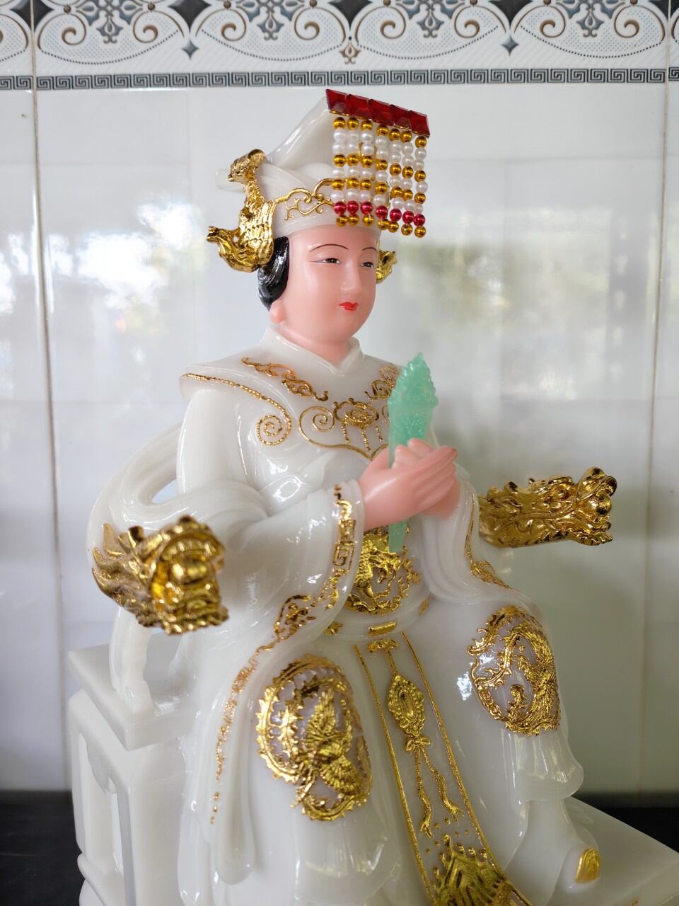 Tượng Thiên Hậu Thánh Mẫu cao 30cm