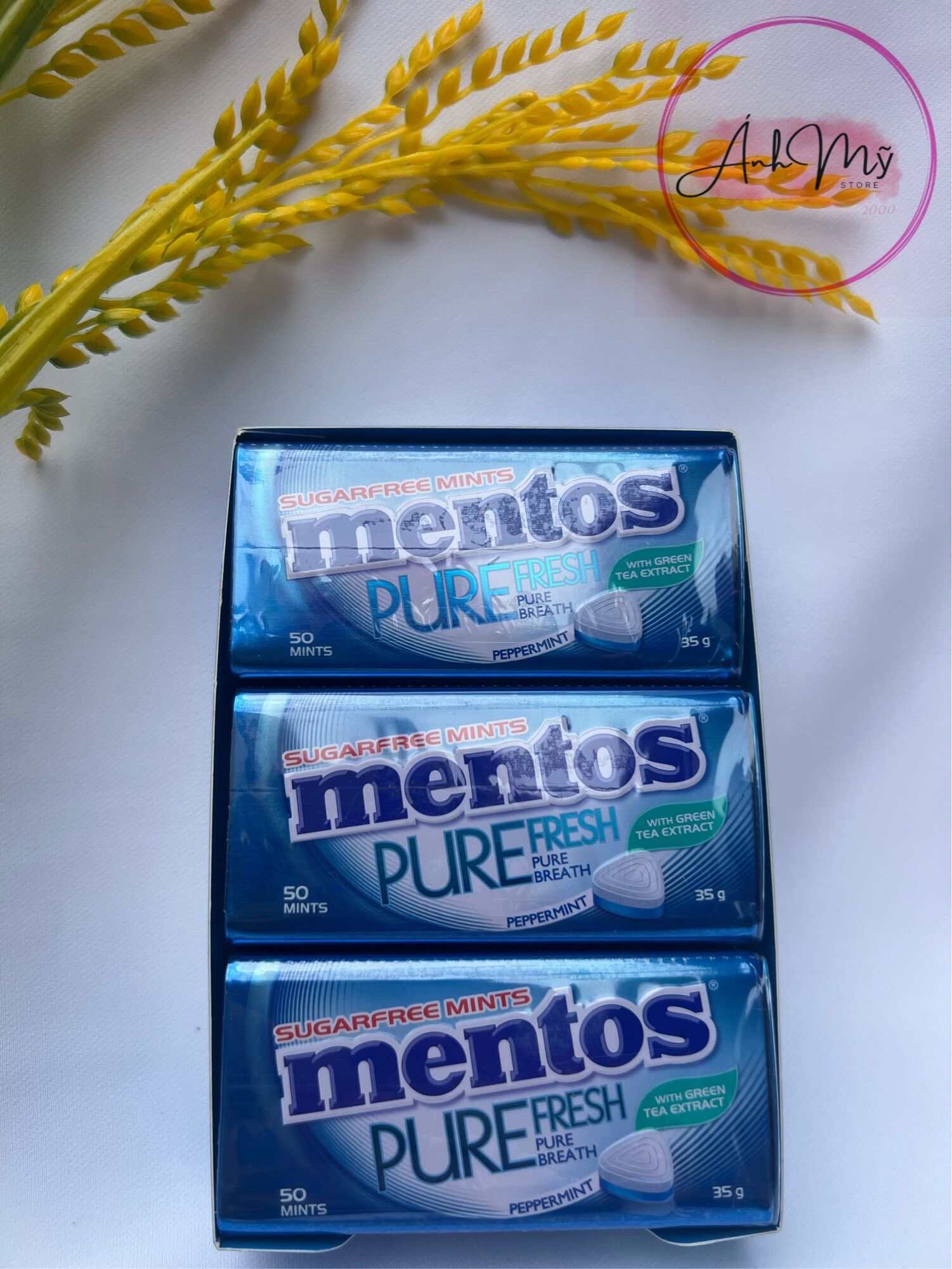 Kẹo ngậm mentos 6 lọ×35g