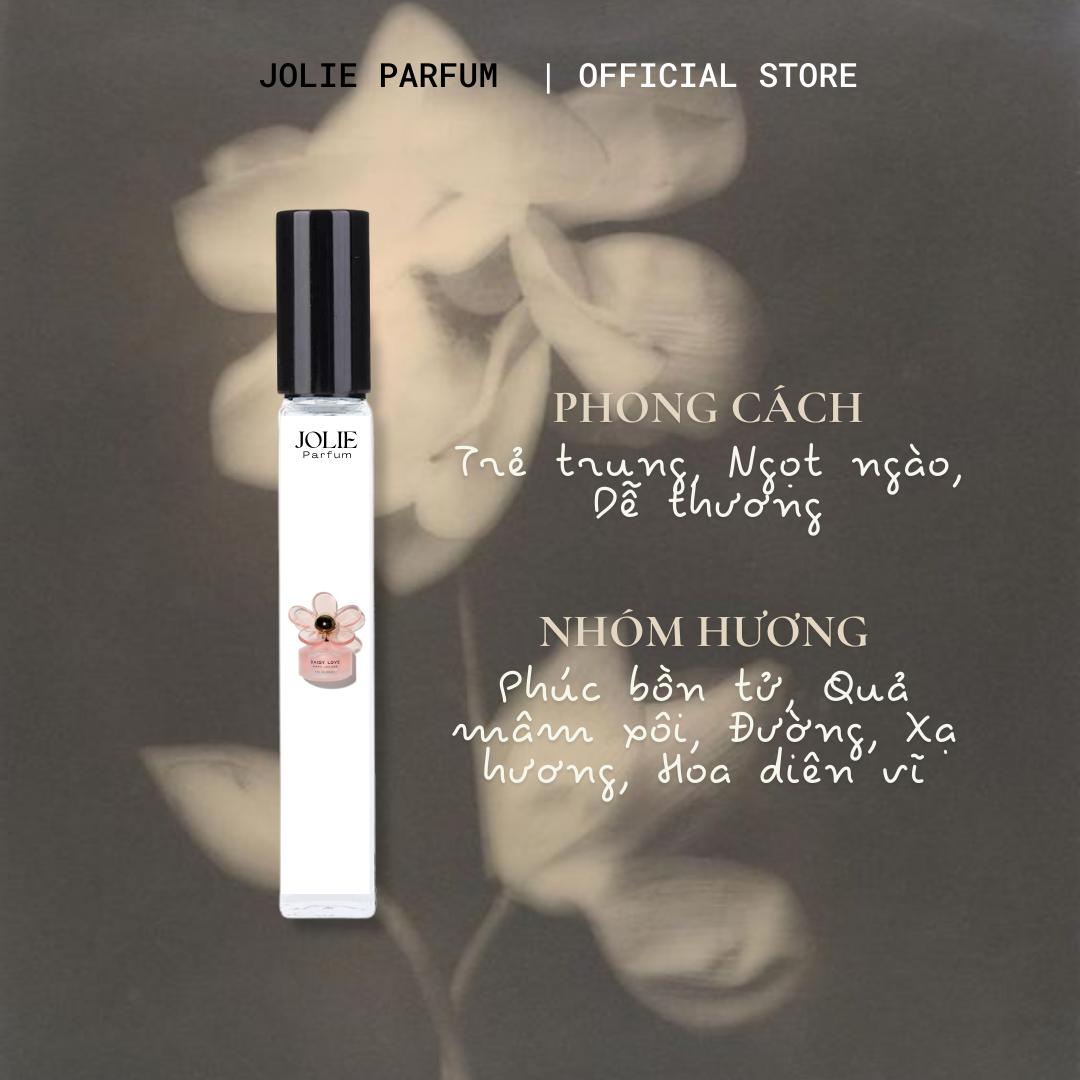 Nước Hoa Nữ Chiết MJ 10ml - Hương Ngọt Ngào, Tươi Mát và Quyến Rũ - Jolie Parfum