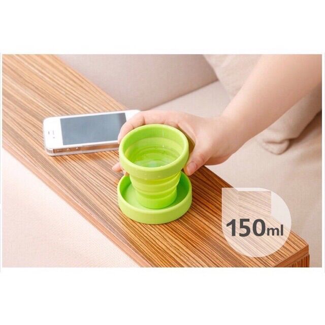 Ly gấp gọn du lịch bằng silicon