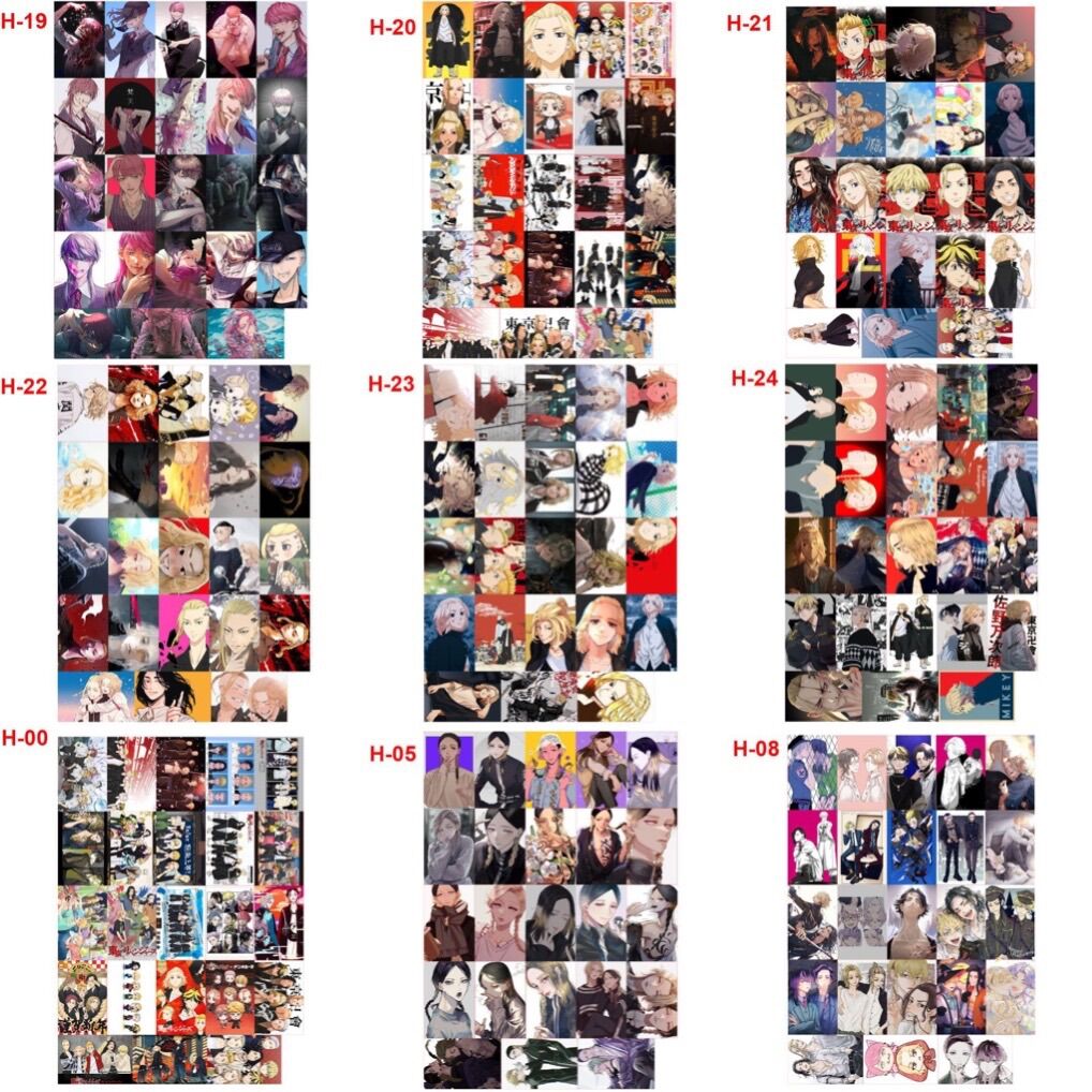 Ảnh card rindou haitani sanzu tokyo revengers 23 hình ép lụa /Card để ví haitani tokyo revengers mikey