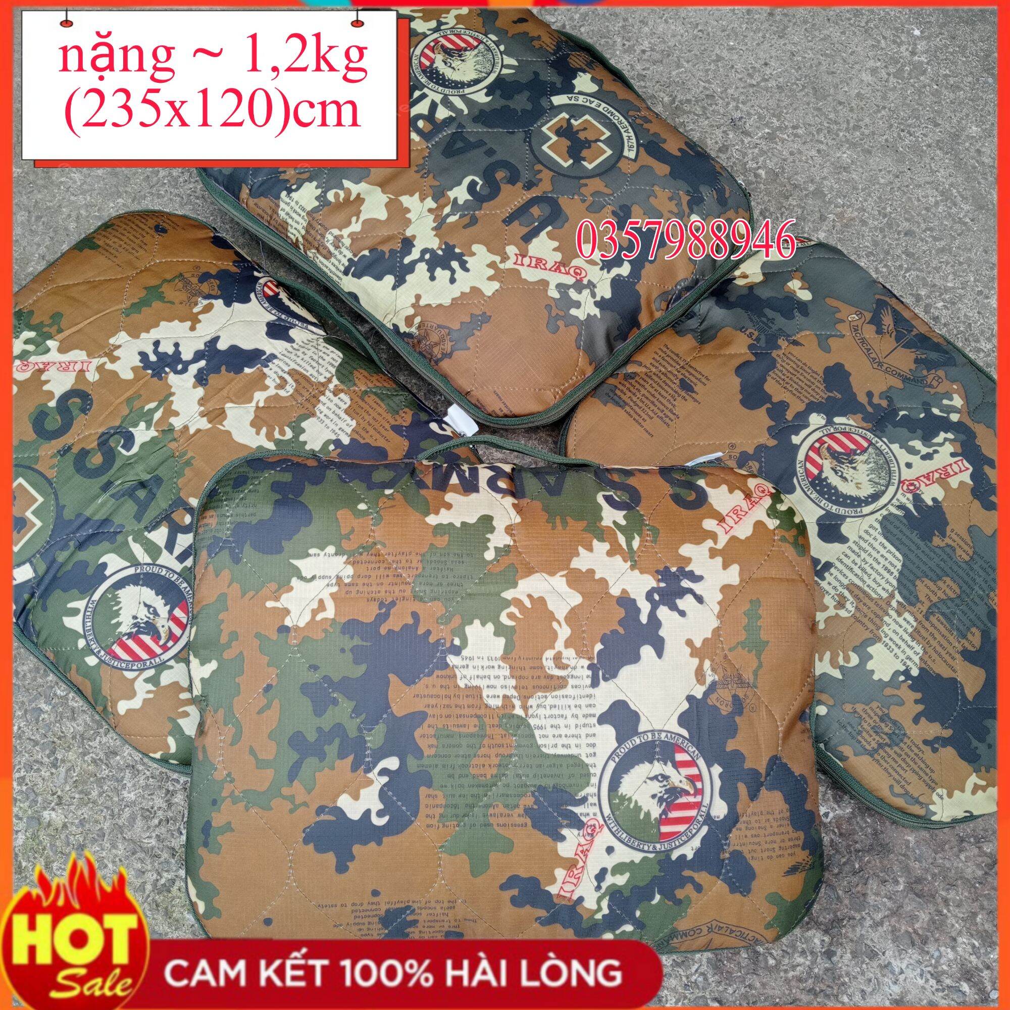 Võng dù chống muỗi cao cấp 3  lớp dày - KT (235 x 120)cm - Võng Dù Đi Phượt Cao Cấp