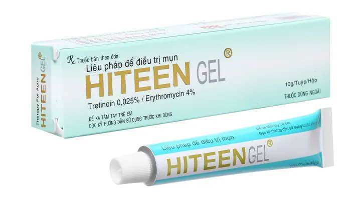 Hiteen gel -xua tan nỗi lo mụn trứng cá. tuýp 10g